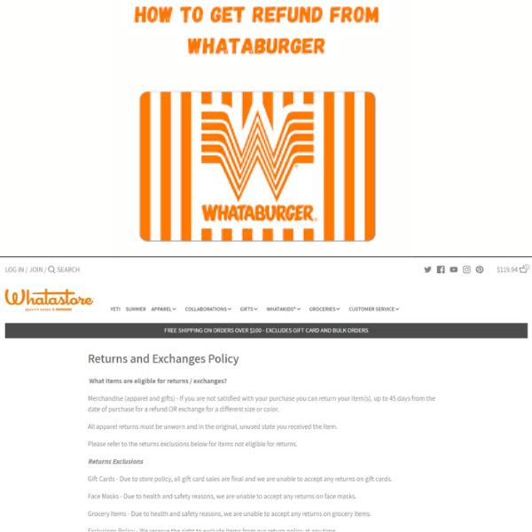 How To Get A Refund From Whataburger