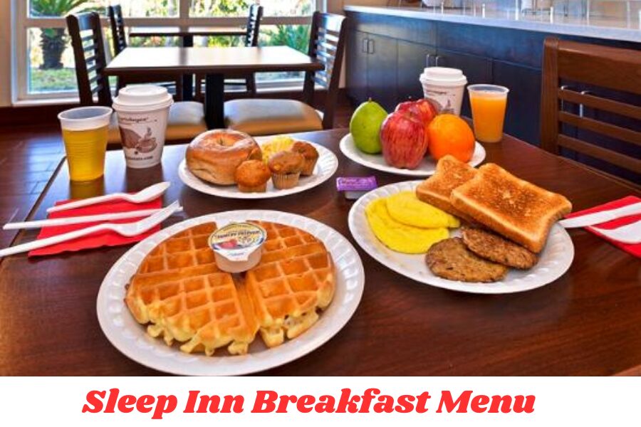 Toasted Bread with chicken kabab, pan cake with juices are served in Sleep inn Breakfast Menu